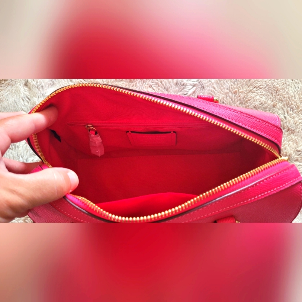 Coach Hot Pink Rowan Crossbody Bag, NWT - Picture 6 of 6